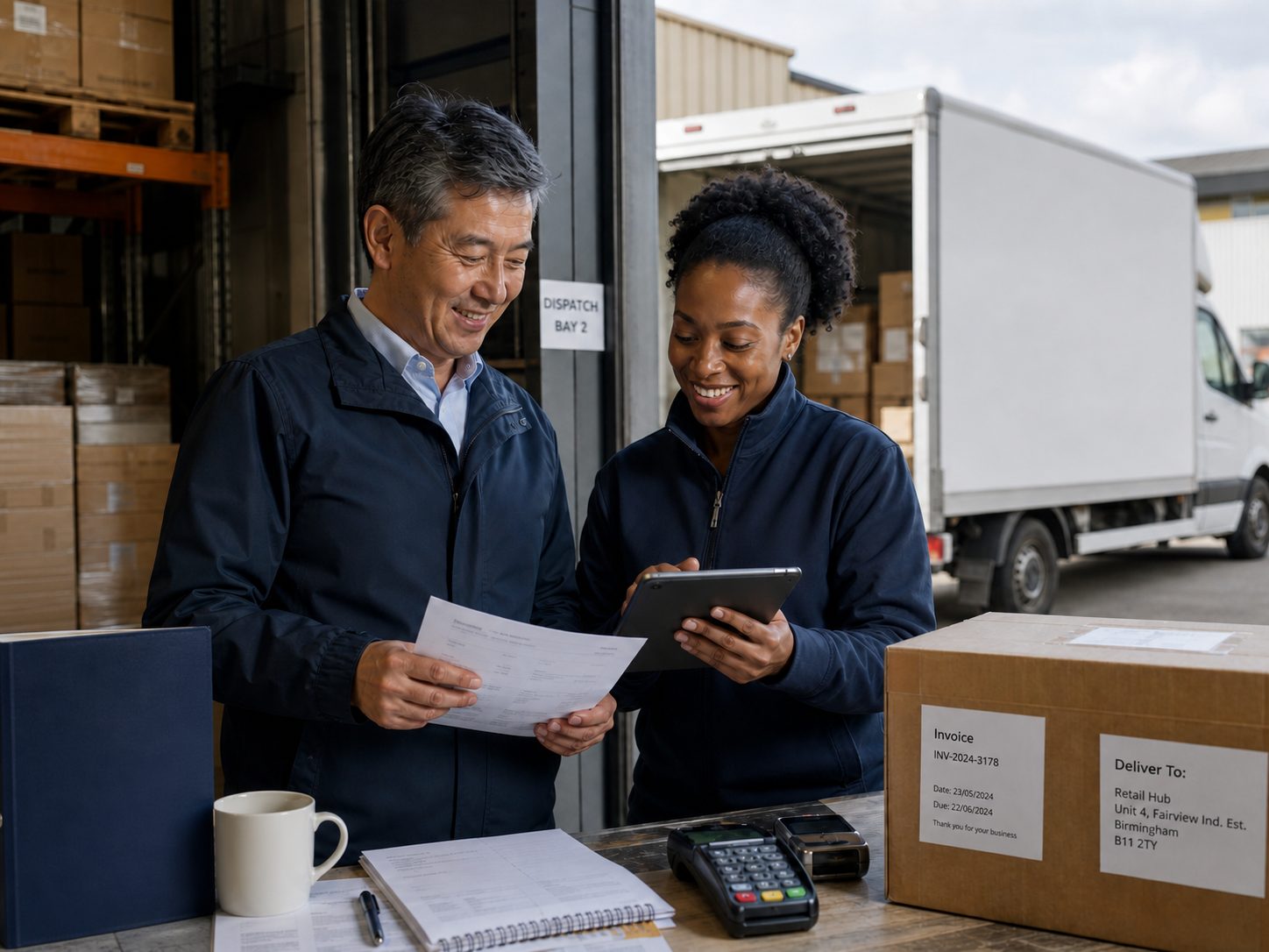 Growing UK business funding stock and production before customer payment.